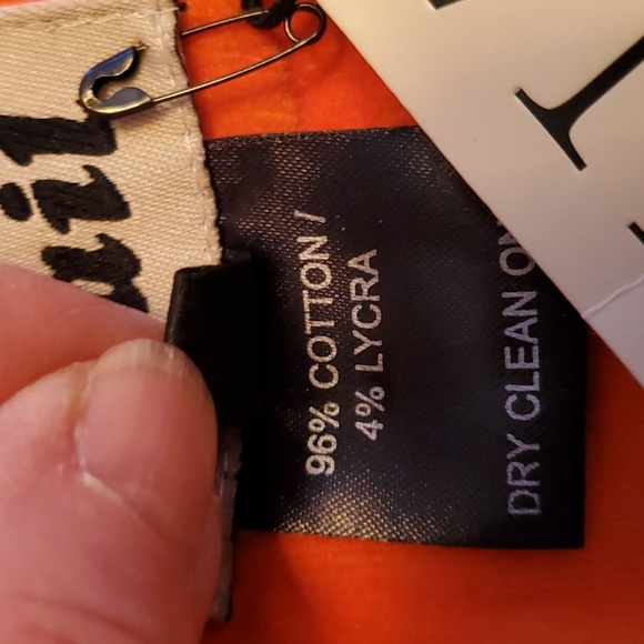 Designer Quail Strapless Dress Size S (Fits XS) - Cotton Lycra - Picture 5 of 9